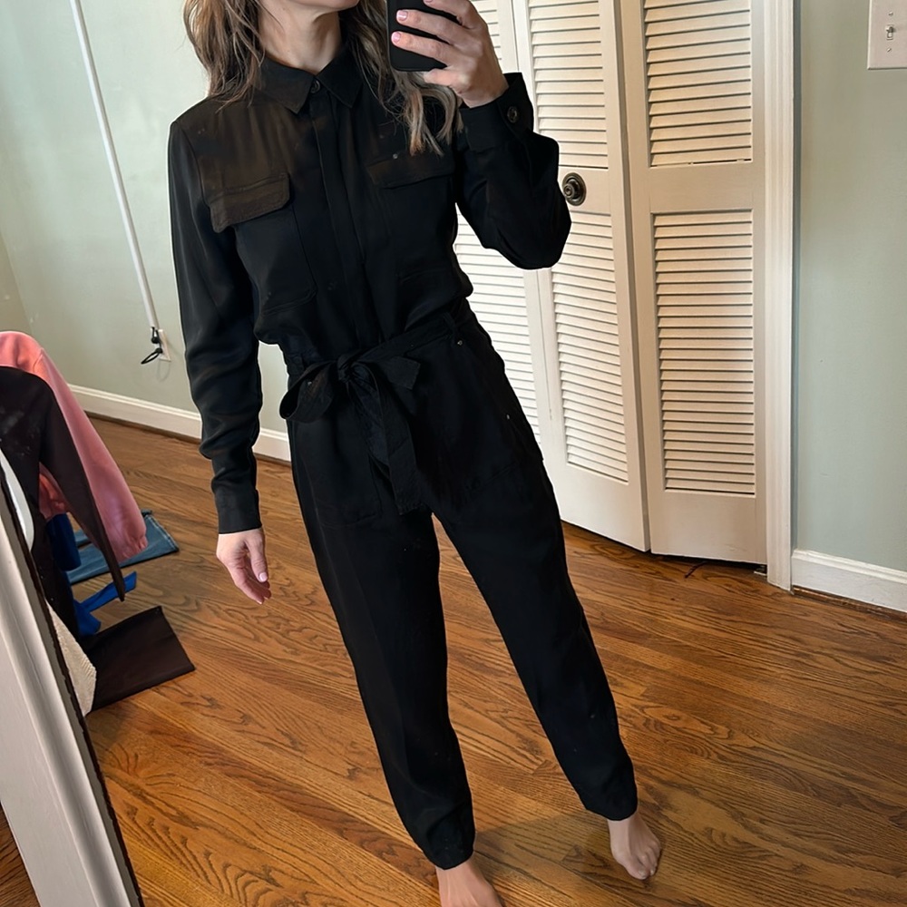 Banana Republic black jumpsuit